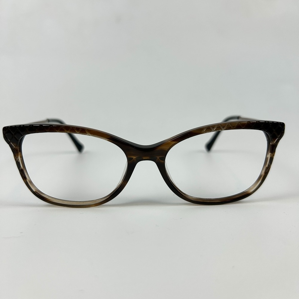 Vera Bradley Indiana Rose Tavia Womens Eyeglasses Brown Full Rim 52-18-135 mm - Picture 2 of 13